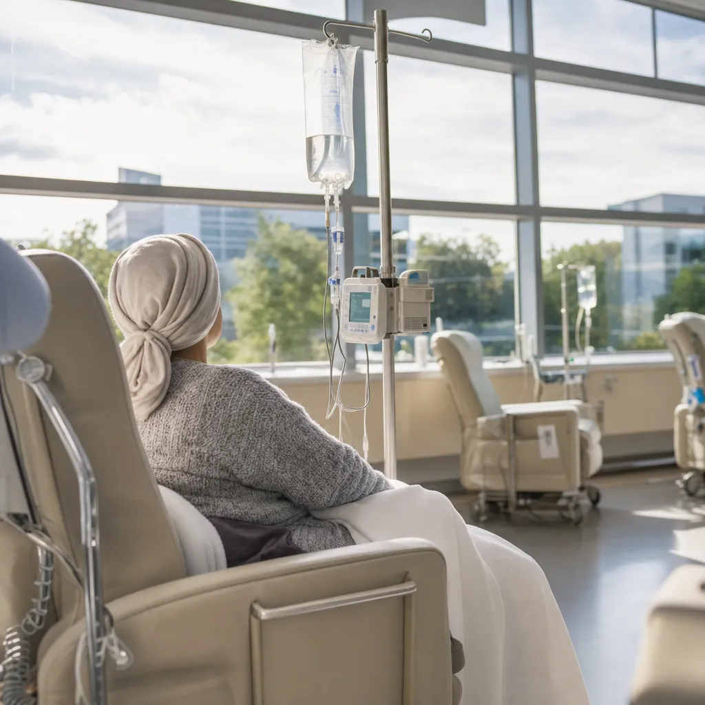 A medical facility featuring patient, related to AstraZeneca Signs $1.5 Billion AI Drug Discovery Deal with I from an unusual angle or perspective