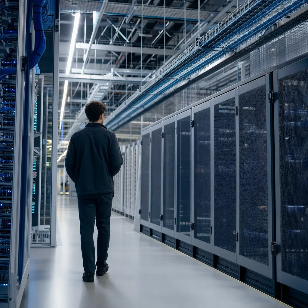 A data center featuring contract, data center, related to Barclays Seeks Default Protection on $10 Billion-Plus in AI 