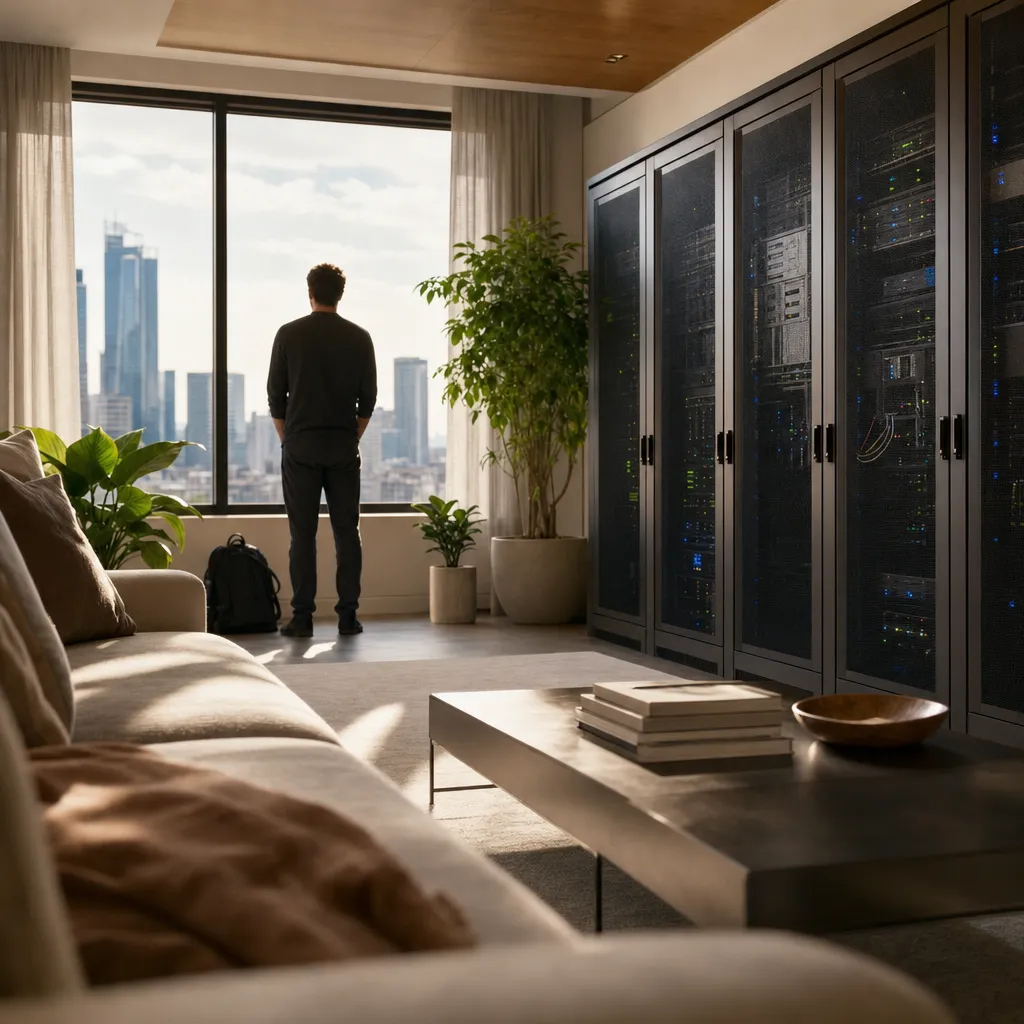 A living room featuring data centers, related to Daily AI Briefing — 2026-10-31