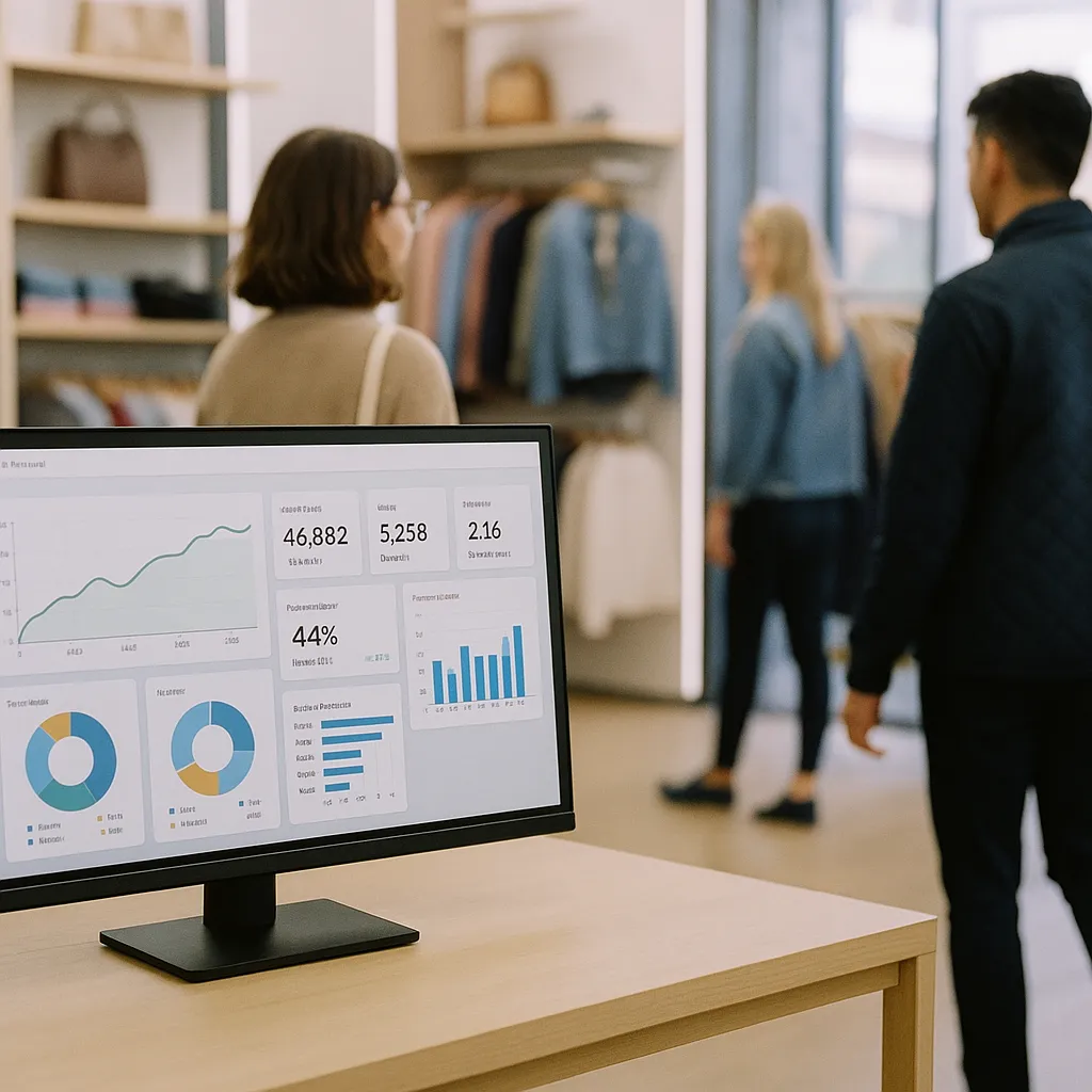 A retail store featuring dashboard, related to EMA: An Agentic AI That Acts on Your Store Data Without Bein