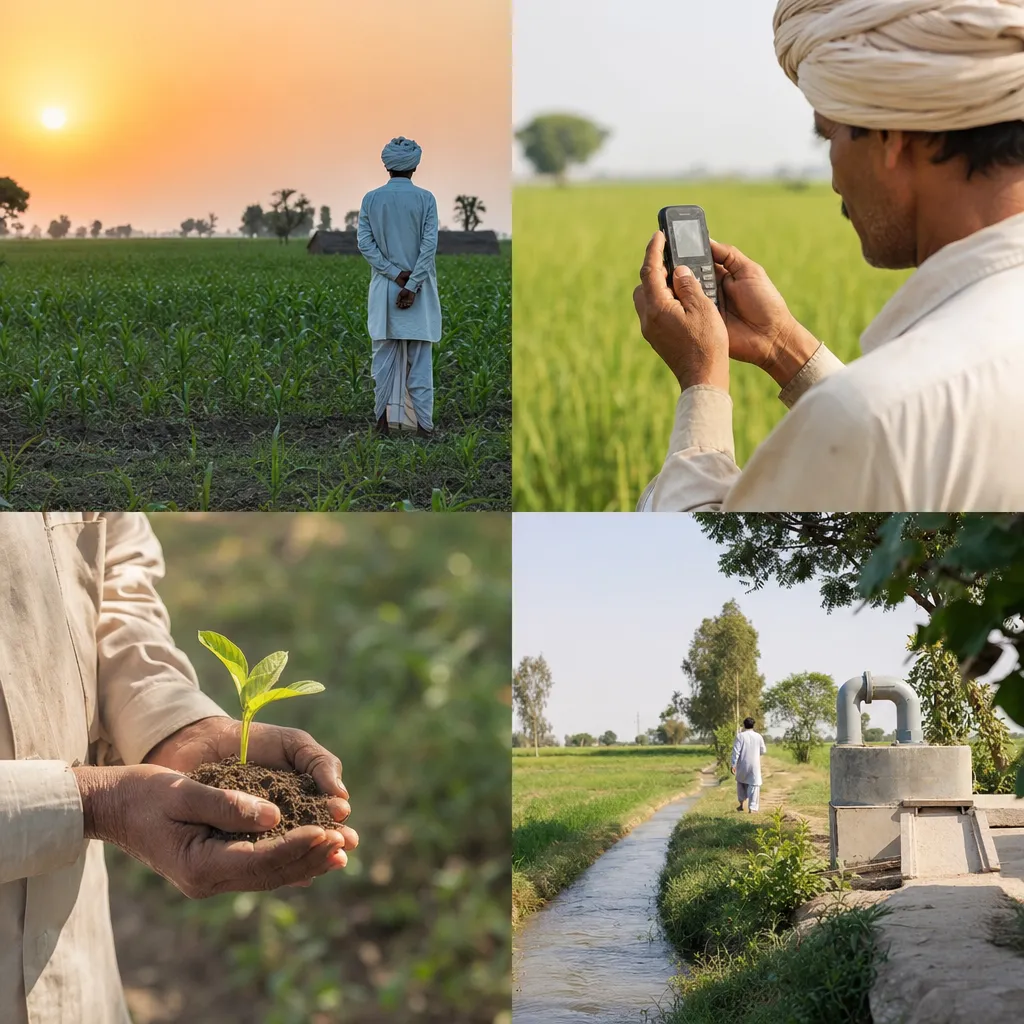 A farm featuring contracts, fields, related to Voice-First AI Platform to Close the Technology Gap for Smal