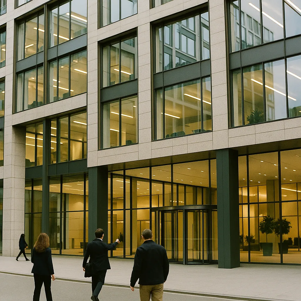 A modern building exterior related to Ex-Goldman Founders' Mogul Raises $15.5M From Draper Associa