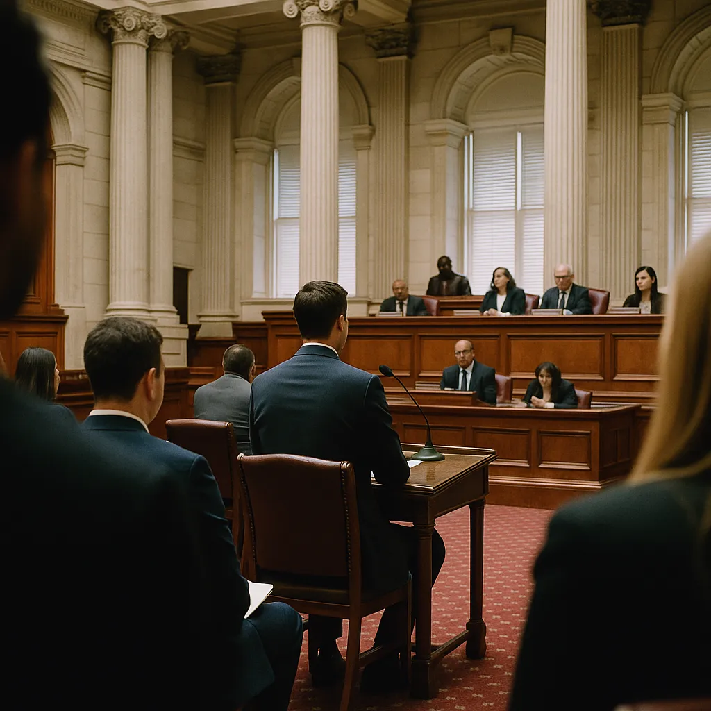 A government building interior related to AI Lab Execs Testify Under Oath to NYC Council — Then Disclo from an unusual angle or perspective