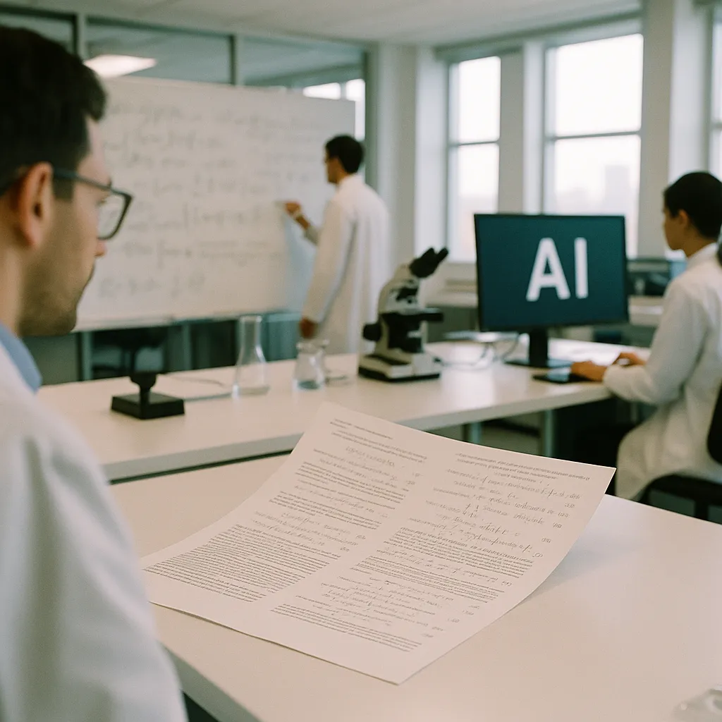 A research laboratory featuring fields, related to a major AI company Releases 722 Math Manuscripts From Secret
