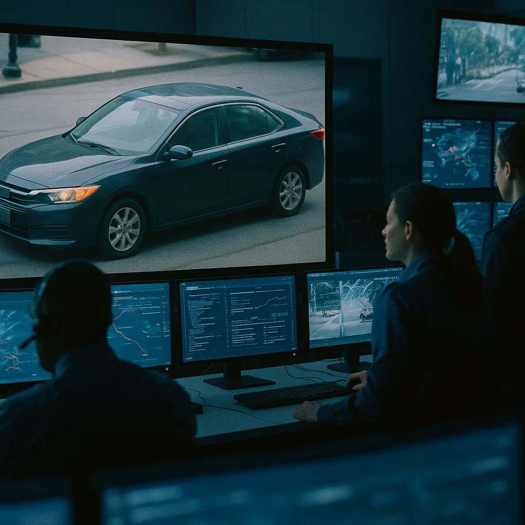 A cybersecurity operations center featuring car, vehicle, related to San Francisco Car Crime Plunges 59% as Flock AI Surveillance