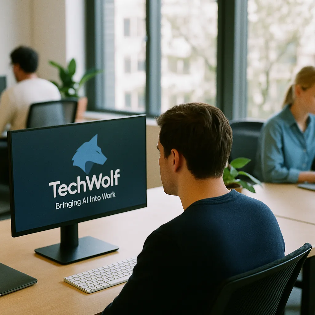 A modern workplace related to TechWolf, Bringing AI Work a technology companyligence Into 