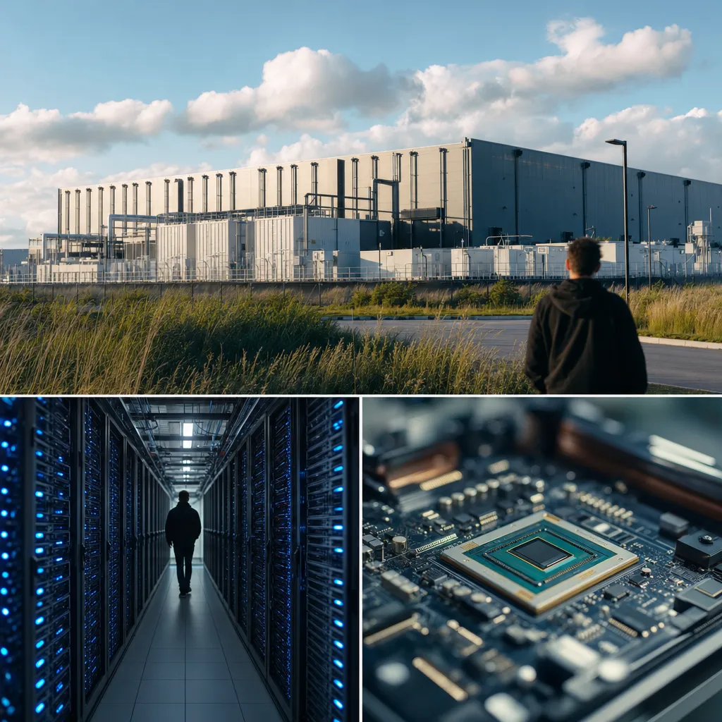 A data center featuring data center, chip, related to SpaceX Closes $40 Billion GPU Financing Deal With Apollo for