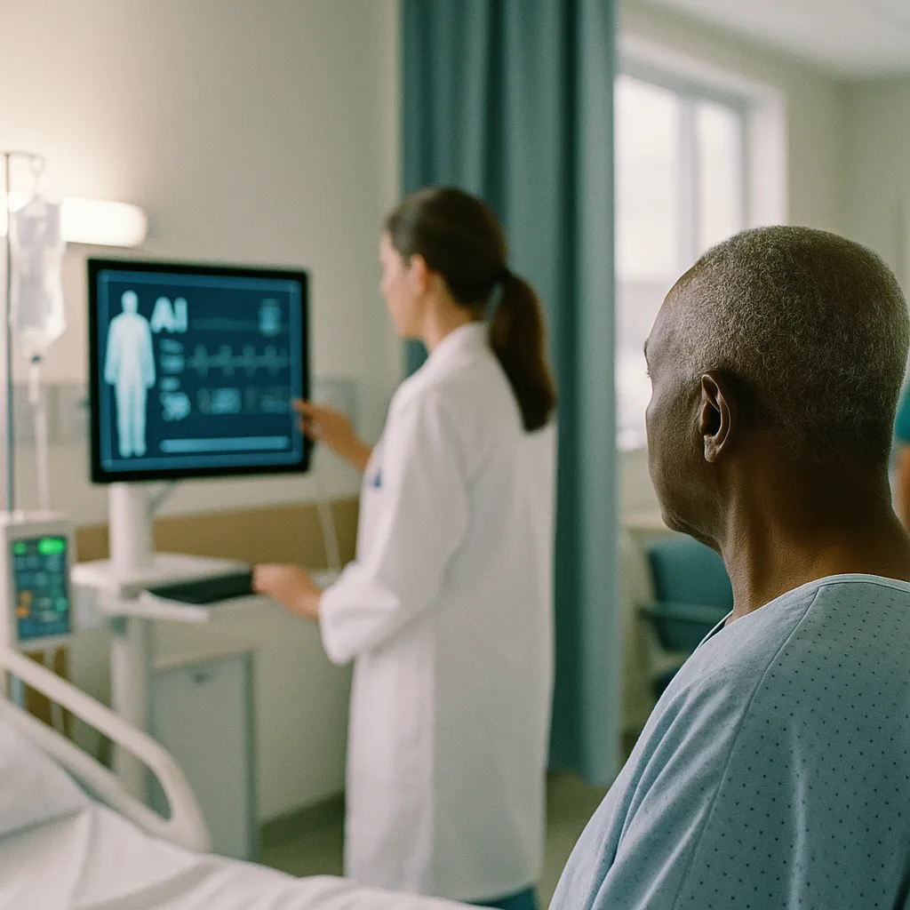 A medical facility featuring patient, related to Stanford-Harvard Clinical AI Report: Hospitals Boomed on AI 