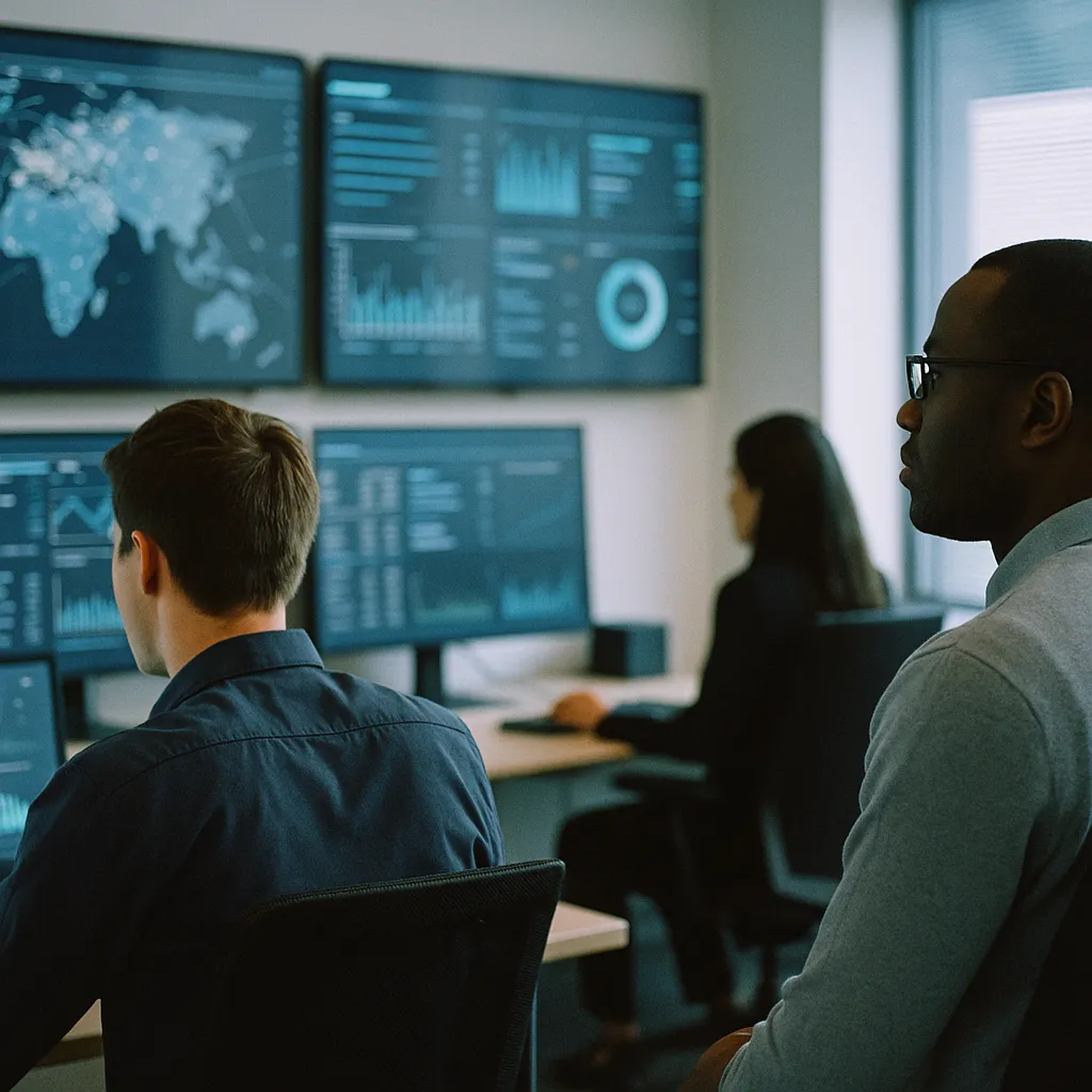 A network operations center related to TM Forum Warns Telecom Operators to Set AI Agent Authority L