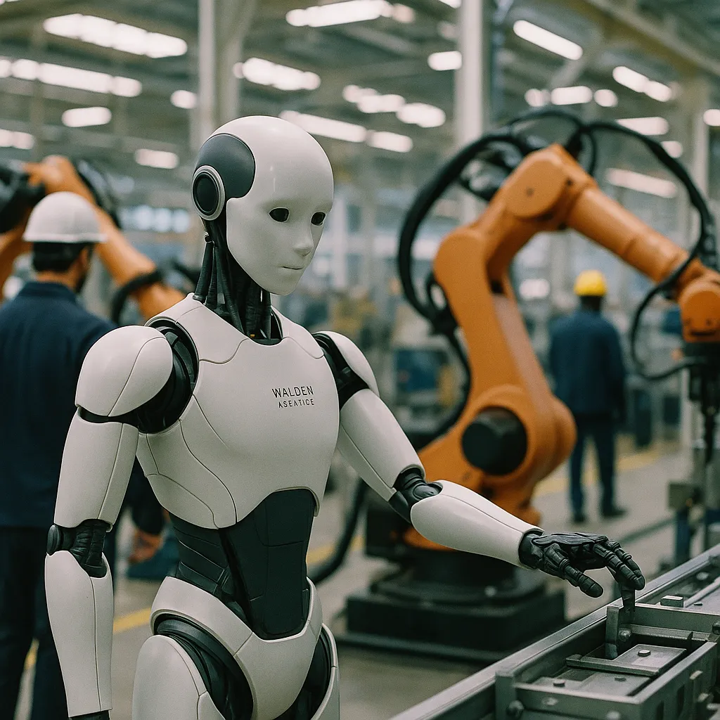 A factory featuring robots, Robots, related to Toyota Spinout Walden Robotics Has Run General-Purpose Robot